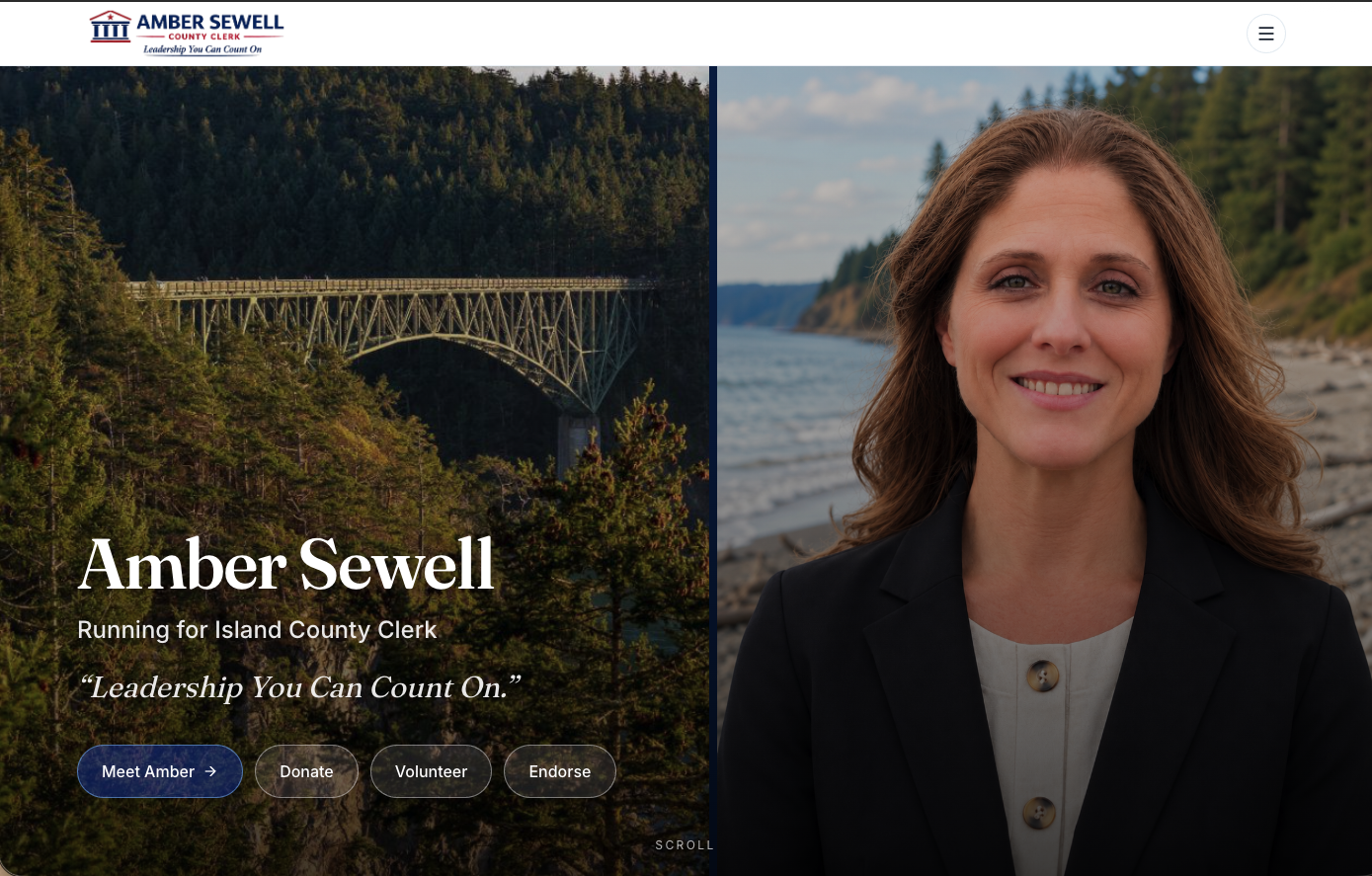 Amber Sewell for County Clerk website